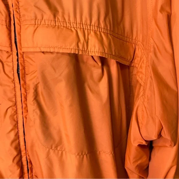 Premo Men’s Full Zip Hoodie Jacket Utility Pockets Orange XXL - Picture 5 of 12